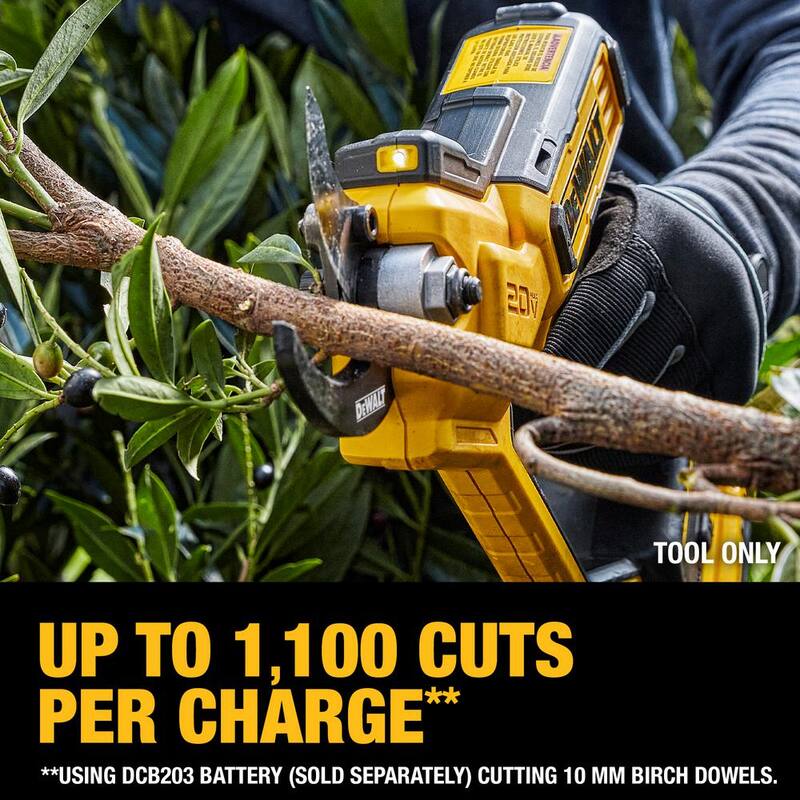 DEWALT 20V MAX Cordless Battery Powered Pruner Kit with (1) 3Ah Battery & Charger - DCPR320BWCB230C