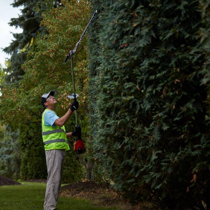 ECHO eFORCE 56V X Series 21 in. Double-Sided Blade Articulating Shafted Hedge Trimmer 5.0Ah Battery and Rapid Charger - DHCA-2600R2
