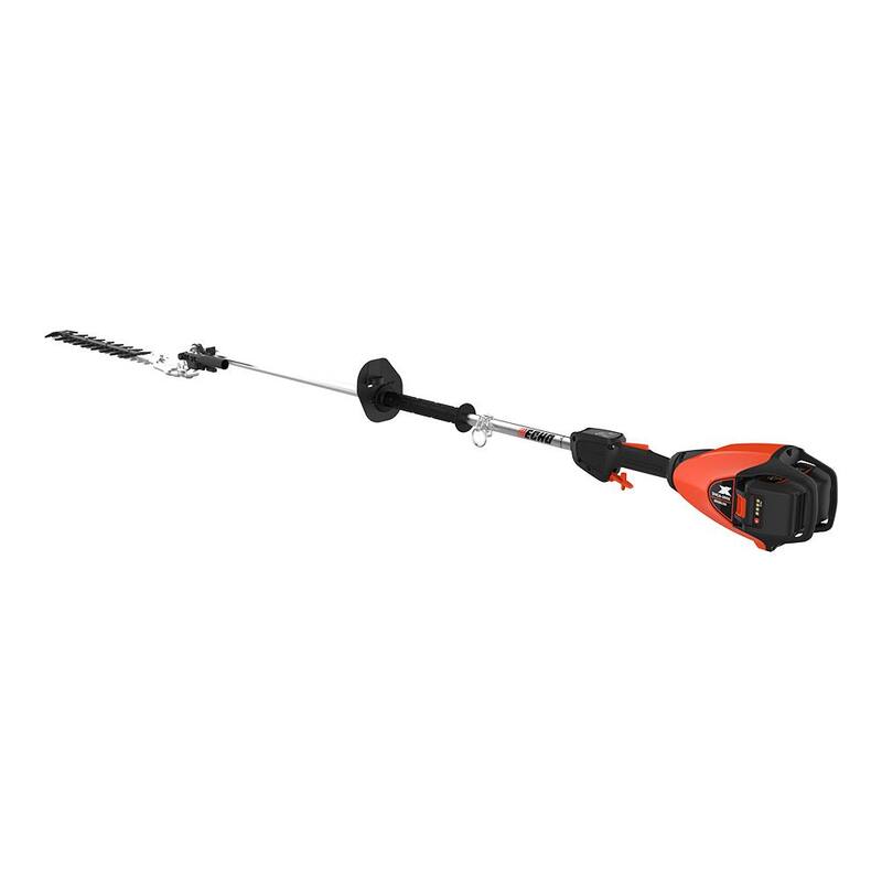 ECHO eFORCE 56V X Series 21 in. Double-Sided Blade Articulating Shafted Hedge Trimmer 5.0Ah Battery and Rapid Charger - DHCA-2600R2