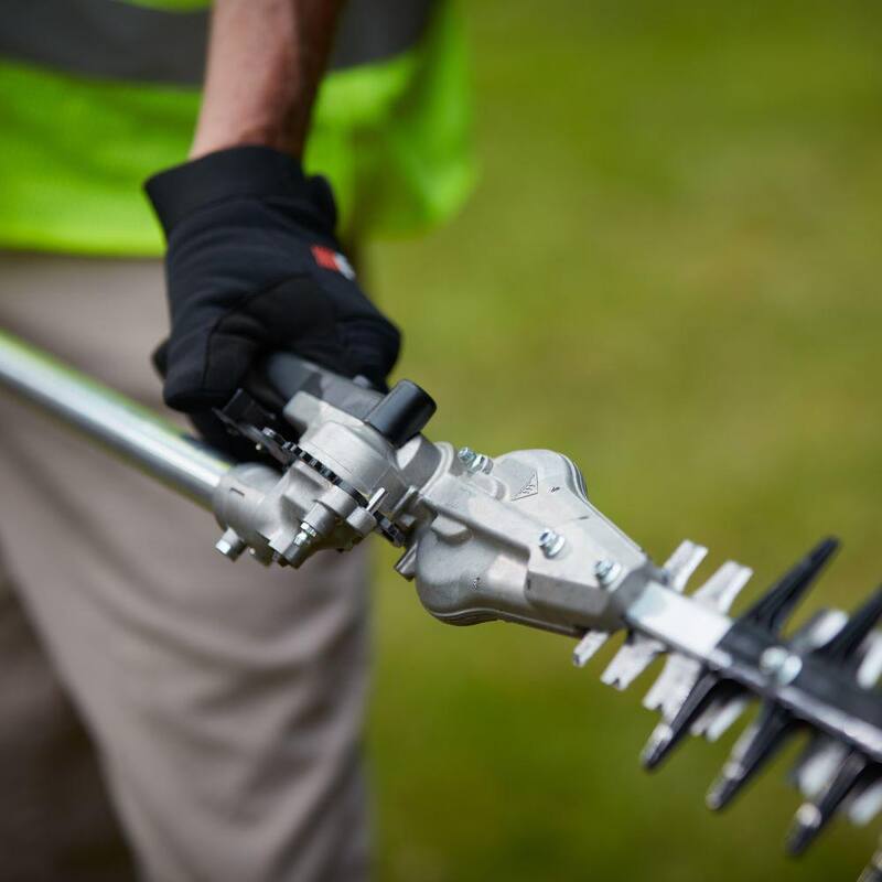 ECHO eFORCE 56V X Series 21 in. Double-Sided Blade Articulating Shafted Hedge Trimmer 5.0Ah Battery and Rapid Charger - DHCA-2600R2