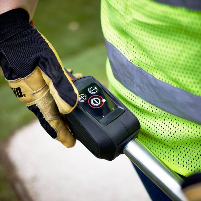 ECHO eFORCE 56V X Series Cordless Battery Powered Brushless Commercial Grade Lawn Edger with 5.0Ah Battery and Rapid Charger - DPE-2600R2