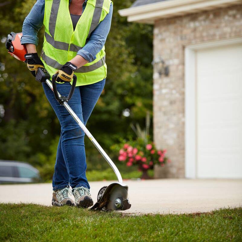 ECHO eFORCE 56V X Series Cordless Battery Powered Brushless Commercial Grade Lawn Edger with 5.0Ah Battery and Rapid Charger - DPE-2600R2