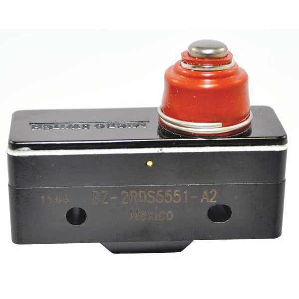 Interruptor de acción rápida industrial Honeywell, sobrecarril, émbolo, actuador corto, SPDT - BZ-2RDS5551-A2