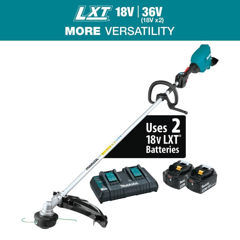 Makita LXT 18V X2 (36V) Lithium-Ion Brushless Cordless String Trimmer Kit (5.0 Ah) - XRU17PT