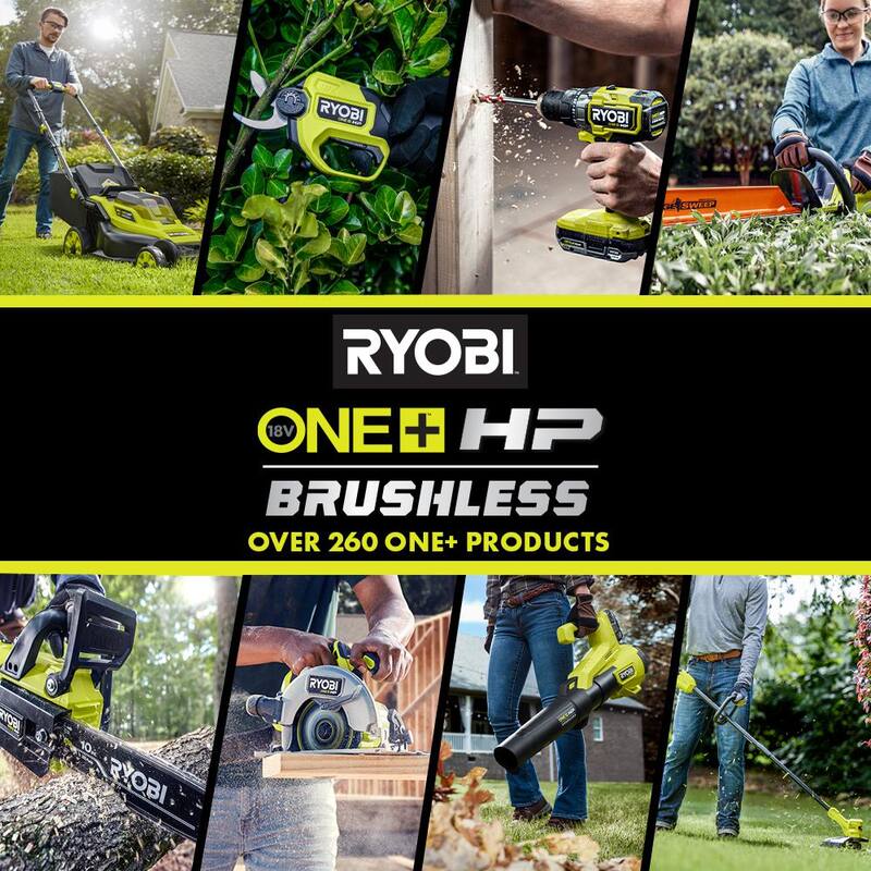 RYOBI ONE+ HP 18V Brushless Cordless Pruner and Cordless Pole Lopper (Tool-Only) (2-Tool) - P2505BTL-P2506BTL