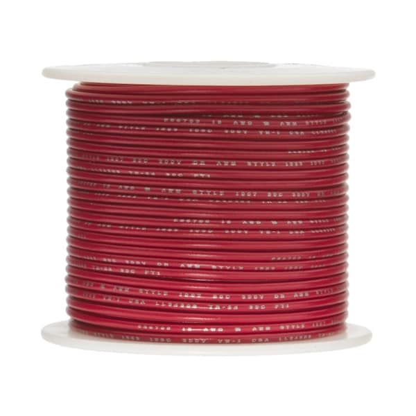 Remington Industries 20 AWG Gauge UL1061 Stranded Hook Up Wire, 300V, 0057 Diameter, Orange, 250 ft Length - 20UL1061STRORA250