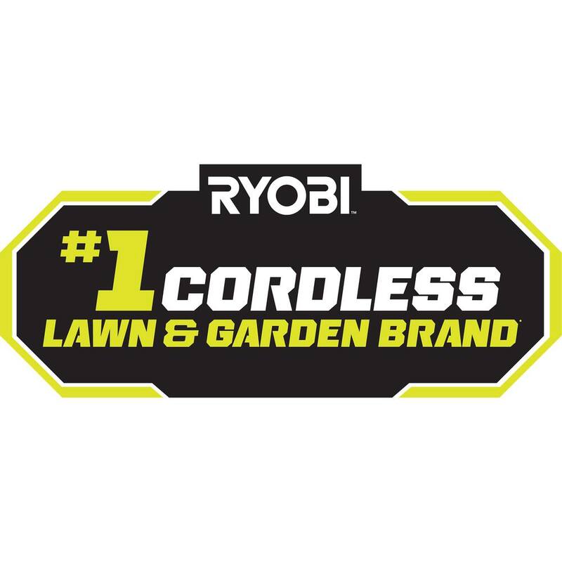 RYOBI ONE+ 18V Cordless Grass Shear and Shrubber Trimmer (Tool-Only) with Accessory Shear/Shrubber Caddy - P2908BTL-AC