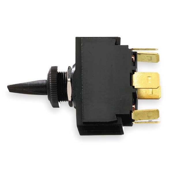Interruptor basculante marino de Hubbell Wiring Device-Kellems, DPDT, 6 conexiones, Momentáneo Encendido/Apagado/Momentáneo Encendido, 15A @ 12VDC - M223MMSP