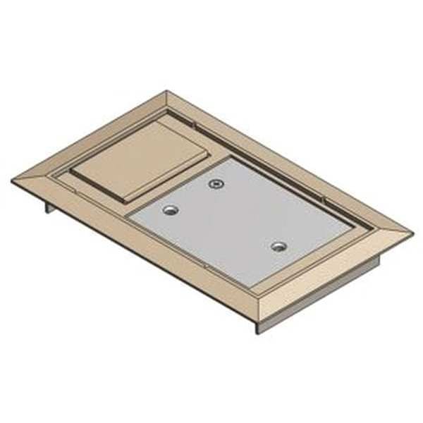 Steel City Electrical Box Cover, 1 Gang, Rectangular, Polycarbonate - 664-CST-SW-BGE
