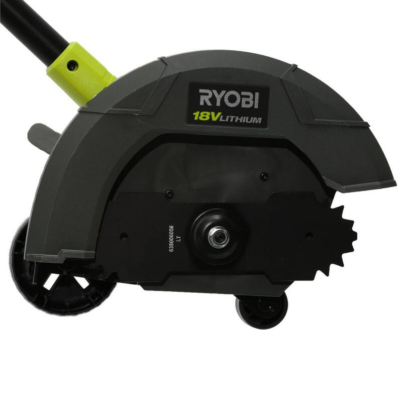 RYOBI ONE+ 18V 9 in. Cordless Battery Edger (Tool Only) with Extra Edger Blade - P2300BTL-AC