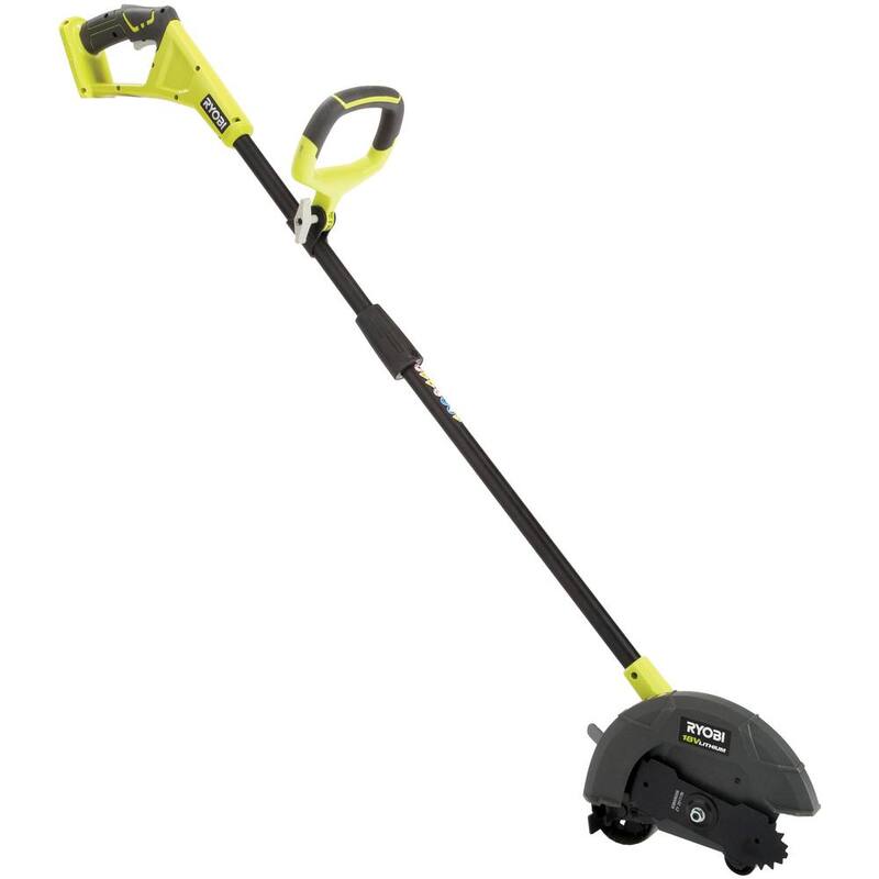 RYOBI ONE+ 18V 9 in. Cordless Battery Edger (Tool Only) with Extra Edger Blade - P2300BTL-AC