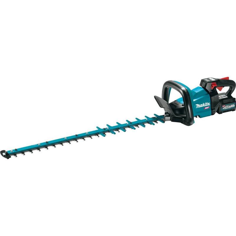Makita XGT 40V max Brushless Cordless 30 in. Hedge Trimmer Kit (4.0Ah) - GHU03M1