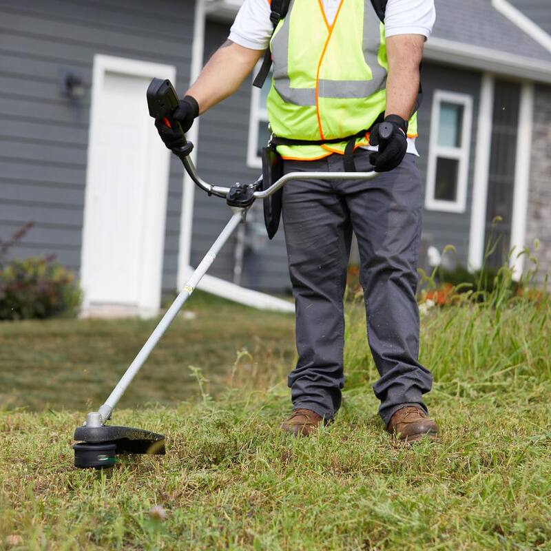 ECHO eFORCE 56V X Series 17 in. Brushless Cordless Battery String Trimmer/Brushcutter with 5.0 Ah Battery and Rapid Charger - DSRM-2600UR2