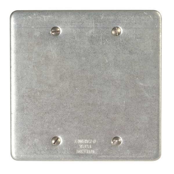 Appleton Electric 2 -Gang Horizontal or Vertical Weatherproof Cover, 4-5/8" W, 4-5/8" H - FSK-2B
