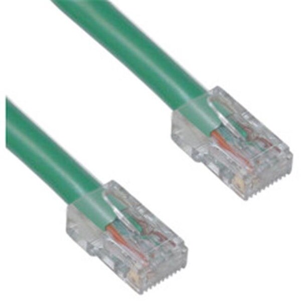 Cable de parche Ethernet Cat6 verde sin bota de Cable Wholesale 10X8-15107, 7 pies