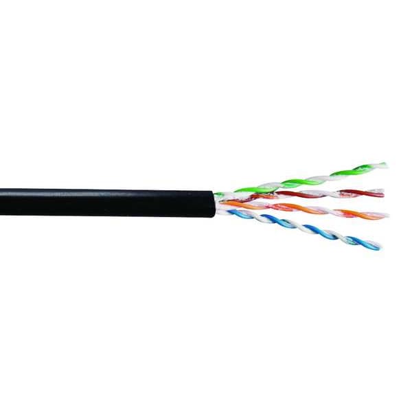 Cable de Datos LAN Genspeed, 5e, 24 AWG, 25 pies, Negro - 5136100