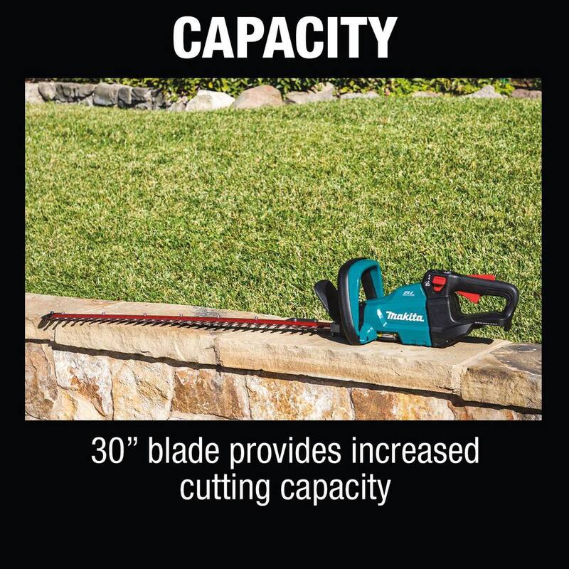 Makita LXT 18V Lithium-Ion Brushless Cordless 30 in. Hedge Trimmer (Tool Only) - XHU08Z