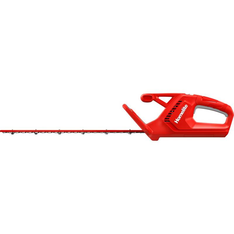 Homelite 12V Lithium 18 in. Cordless Hedge Trimmer with Internal 2.5 Ah Battery and Charger - HOMHT20