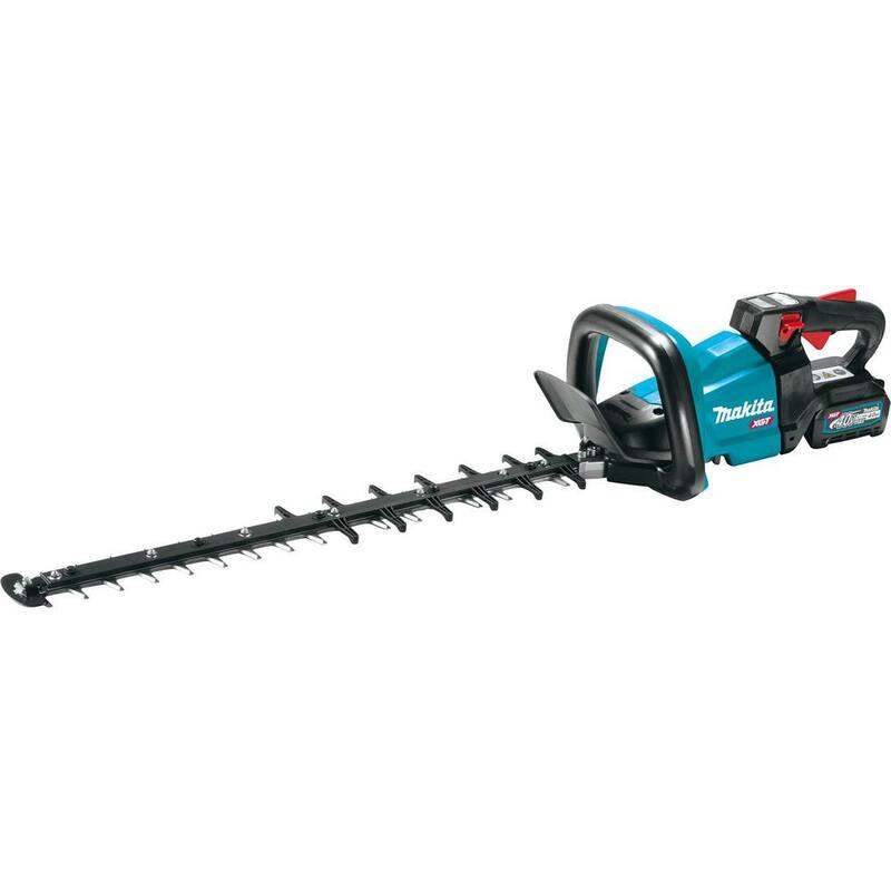 Makita XGT 40V max Brushless Cordless 24 in. Rough Cut Hedge Trimmer Kit (4.0Ah) - GHU01M1