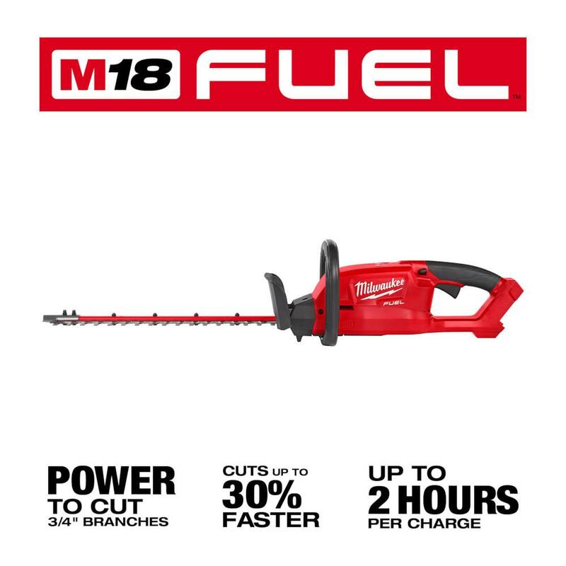 Milwaukee M18 FUEL 18 in. 18V Lithium-Ion Brushless Cordless Hedge Trimmer (Tool-Only) - 3001-20