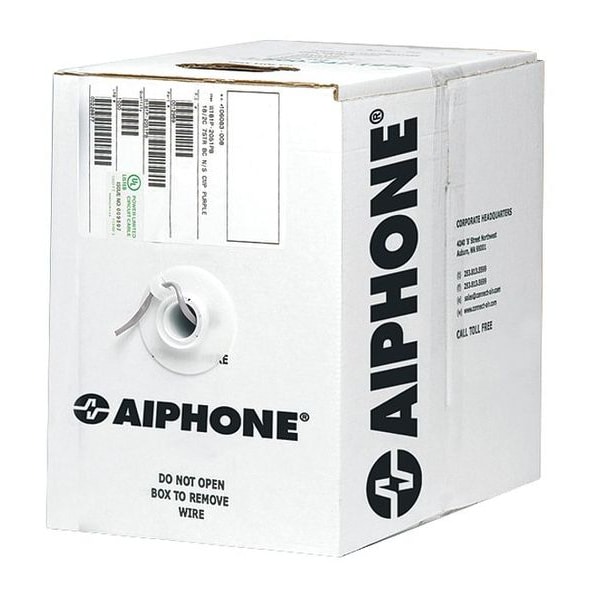 Cable apantallado de 22 AWG y 12 conductores Aiphone de 500 ft. - 82221250C