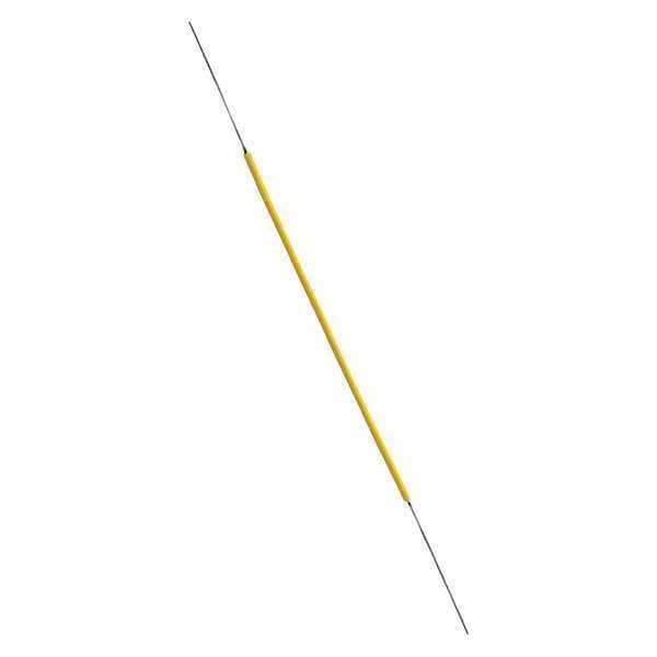 Alambre precortado de alambre de envoltura, 30 AWG, amarillo, Kynar(R), 3 pulgadas - 30-Y-50-010