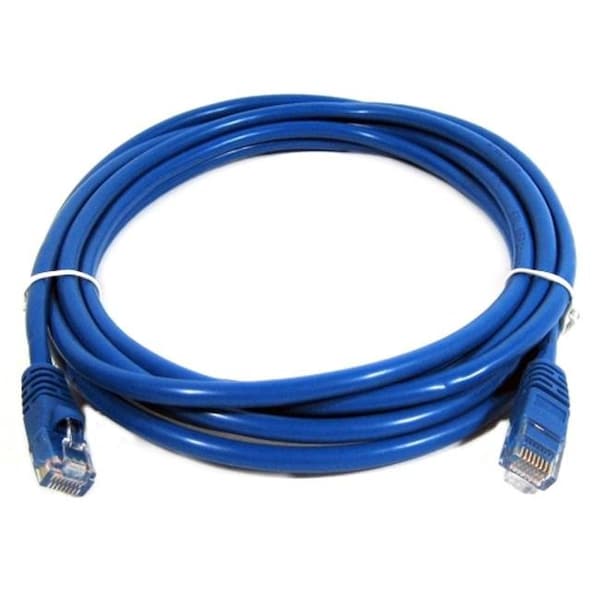 Cable de red TygerWire Cat5e macho a macho de 75 pies - Gris - Azul - EM746075