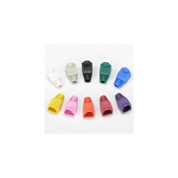 Bestlink Netware Color Boots for RJ45 Plug, Yellow, 100pk - 101301YW