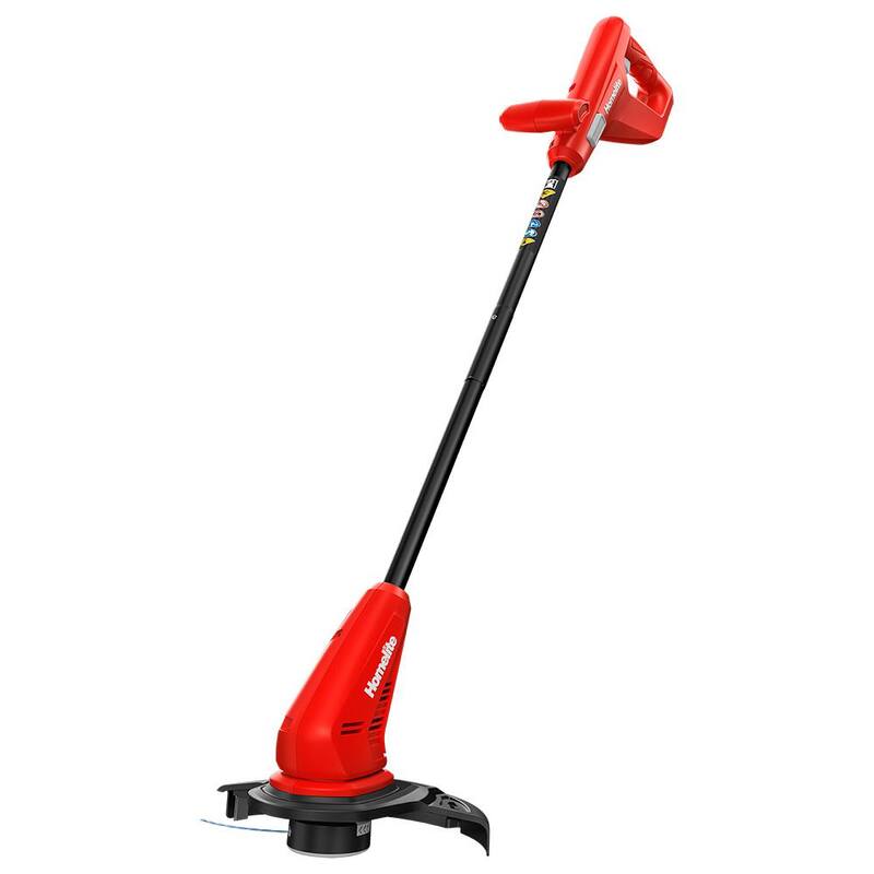 Homelite 12V Lithium 10 in. Cordless String Trimmer/Edger with Internal 2.5 Ah Battery and Charger - HOMST10