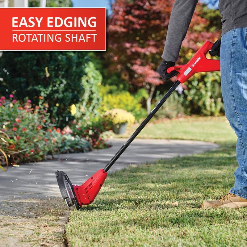Homelite 12V Lithium 10 in. Cordless String Trimmer/Edger with Internal 2.5 Ah Battery and Charger - HOMST10