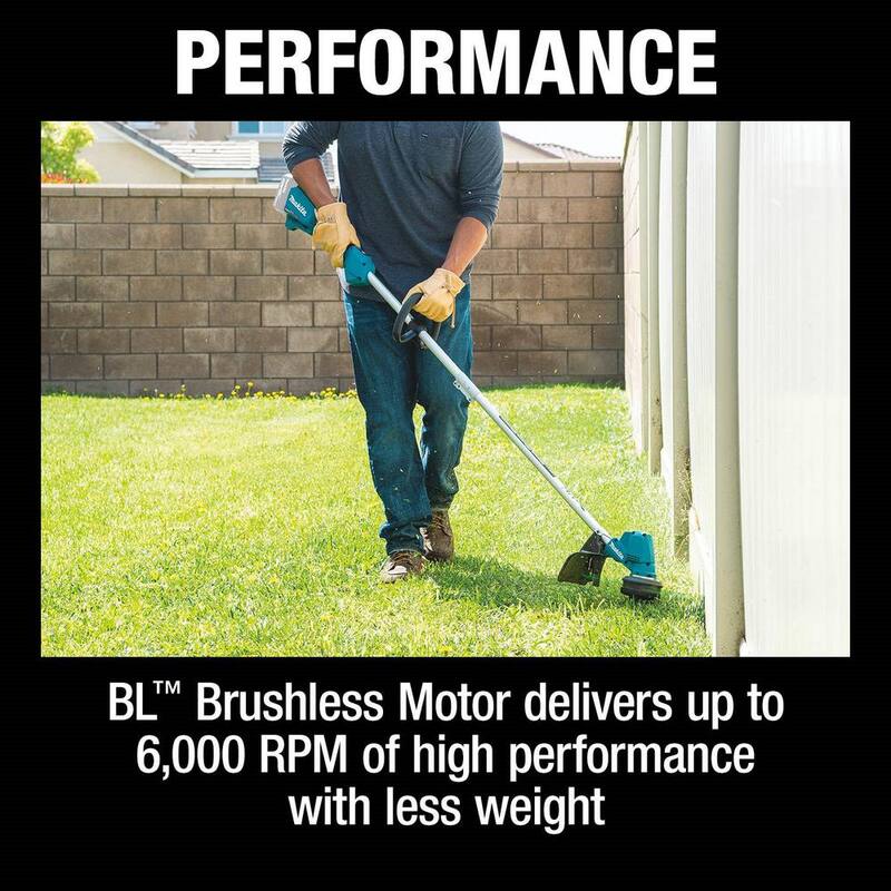 Makita LXT 18V Li-Ion Brushless Cordless 13 in. String Trimmer Tool Only with 0.08 in. x 175 ft. Twisted Trimmer Line - XRU23Z-T-03866