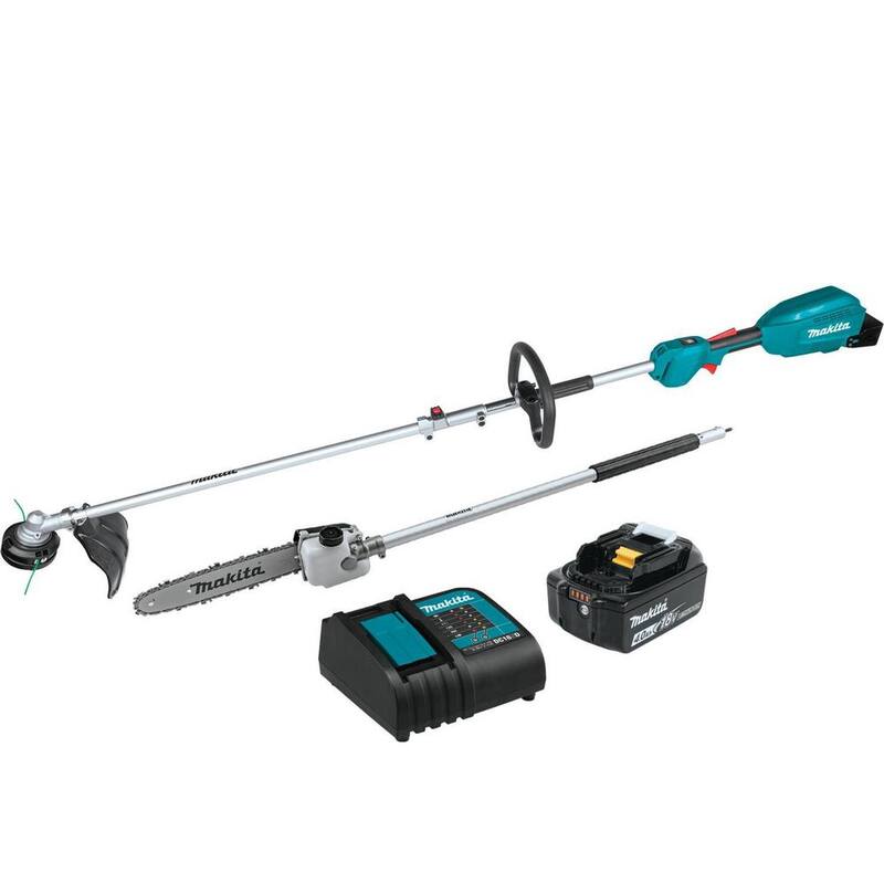 Makita 18V LXT BL Cordless Couple Shaft Power Head Kit w/Trimmer & Pole Saw Attachments (4.0Ah) & Trimmer Line, 0.080", 175' - XUX02SM1X4T0386