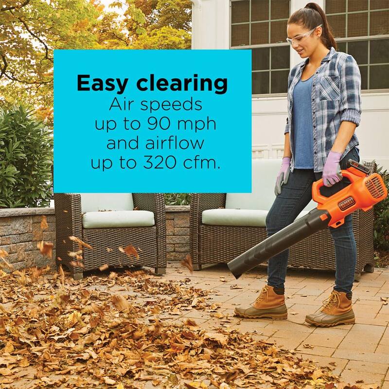 BLACK+DECKER 20V MAX Cordless 2-in-1 String Trimmer/Edger and 90 MPH 320 CFM Leaf Blower with (2) 2Ah Battery & Chargers - LST300WBBL700D1