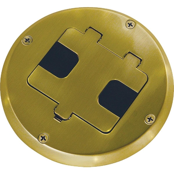 Southwire Electrical Box, 42.8 cu in, Outlet Box Type, Brass, Round Shape - FBCVBR-TRWR-KIT