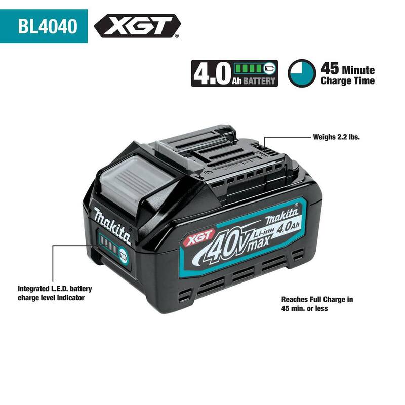 Makita XGT 40V max Brushless Cordless 17 in. String Trimmer Kit (4.0Ah) - GRU03M1