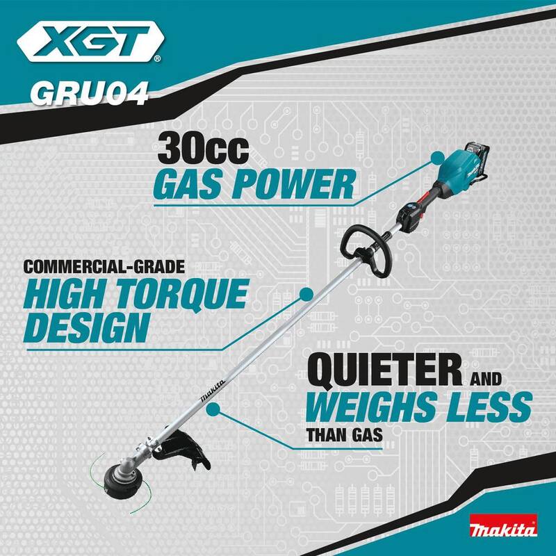 Makita XGT 40V max Brushless Cordless 17 in. String Trimmer (Tool Only) - GRU04Z