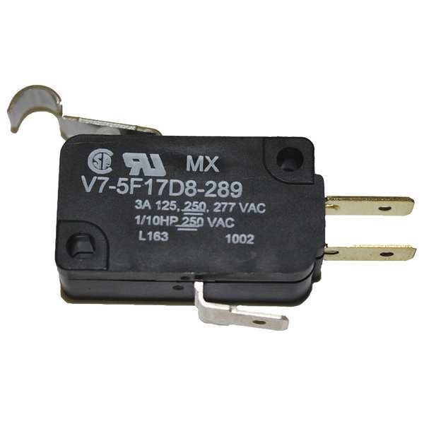 Interruptor de acción rápida en miniatura Honeywell, palanca, actuador de rodillo simulado, SPDT, 3A @ 240V AC - V7-5F17D8-289