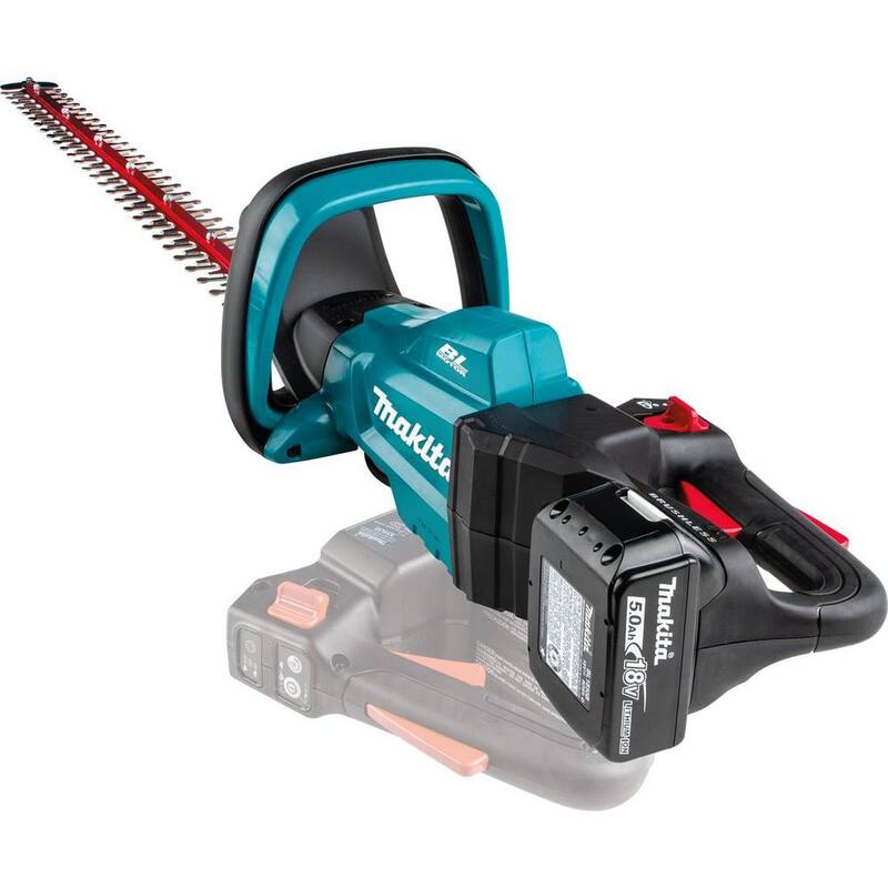 Makita 18V LXT Lithium-Ion Brushless Cordless 30 in. Hedge Trimmer Kit (5.0Ah) with bonus 18V LXT Battery Pack 5.0Ah - XHU08T-BL1850B