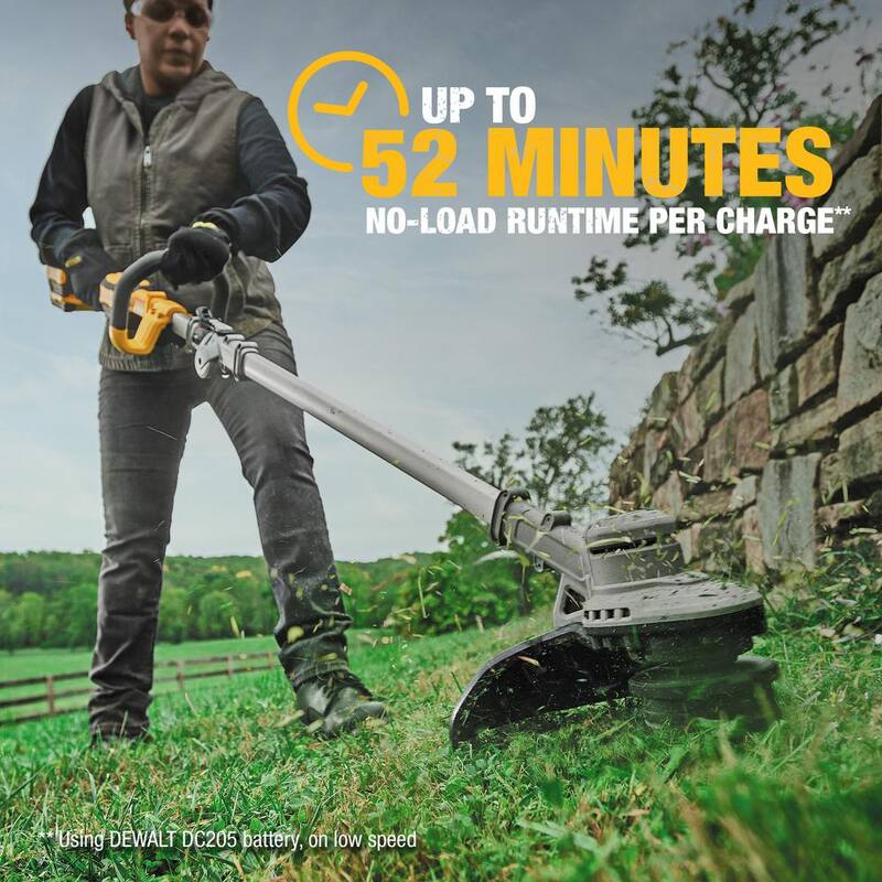 DEWALT 20V MAX Brushless Cordless Battery Powered String Trimmer Kit, Cordless Leaf Blower & Pruner (Tools Only) - DCST922P1W22320