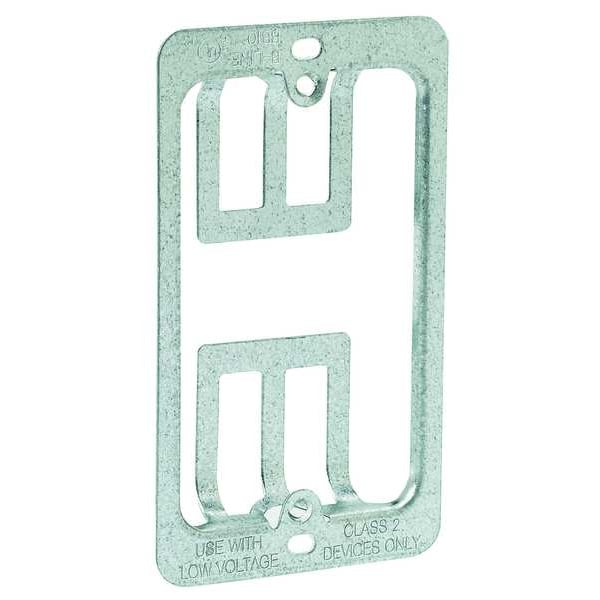 Eaton B-Line Communication Bracket, 1 Gang, Pre-Galvanized Steel, Single Gang Box Type - BB10