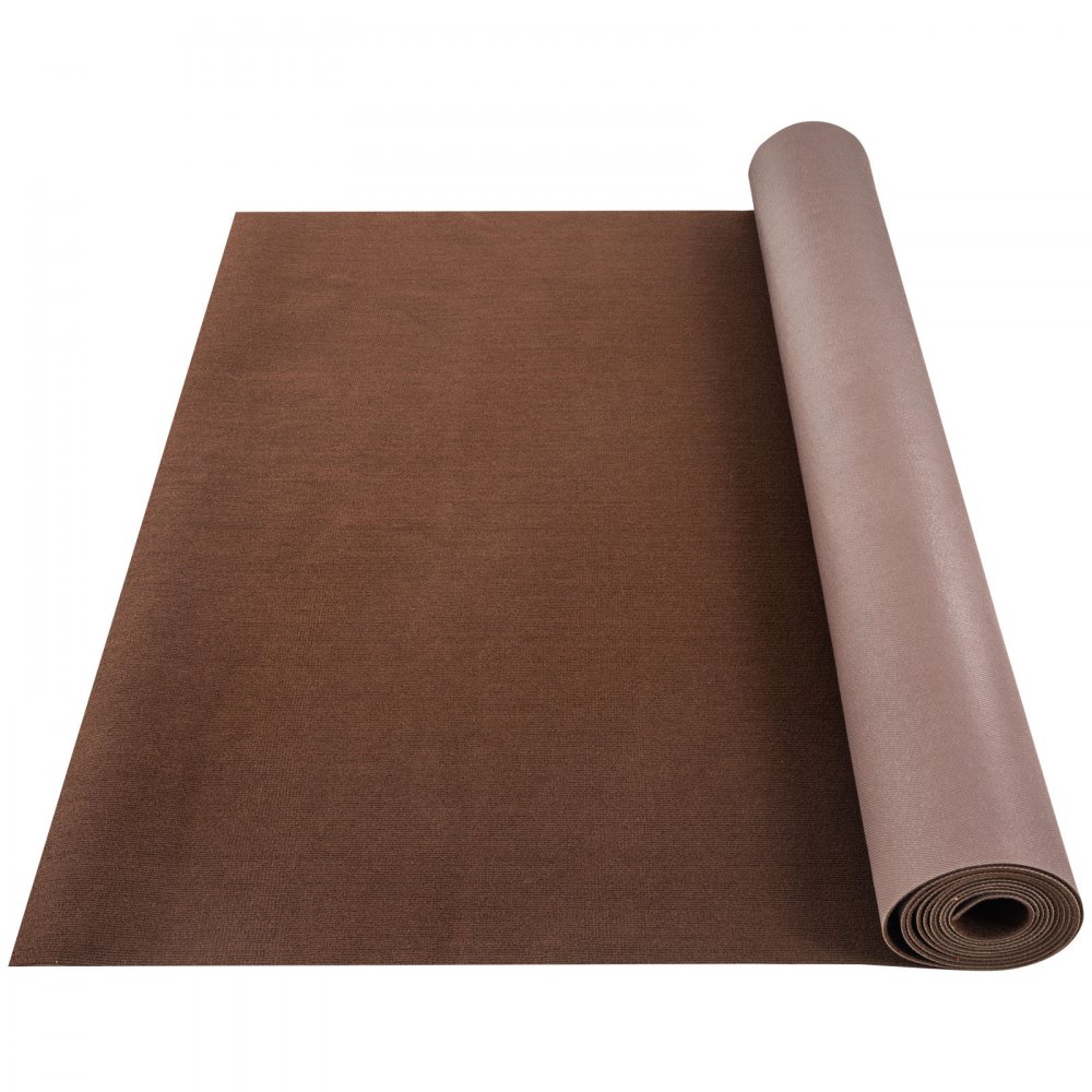 VEVOR Marine Carpet, 6 x 13 ft Boat Carpeting, Deep Brown Marine Grade Boat Carpet, Indoor/Outdoor Marine Carpeting with Water-Proof TPR Backing, Water-Proof Carpet Roll for Home, Patio, Porch, Deck - JZXWDTSZ1.84ML0EVV0