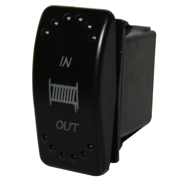 Switch de cabrestante Bulldog Winch Winch IN-OUT 4 pines - Blanco Mmtry (IN) - Ctr OFF - Mmtry (OUT) - 20261