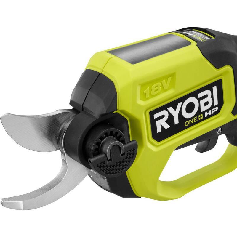 RYOBI ONE+ HP 18V Brushless 22 in. Cordless Battery Hedge Trimmer & Brushless Cordless Pruner w/ 2.0 Ah Battery & Charger - P2680-PNR