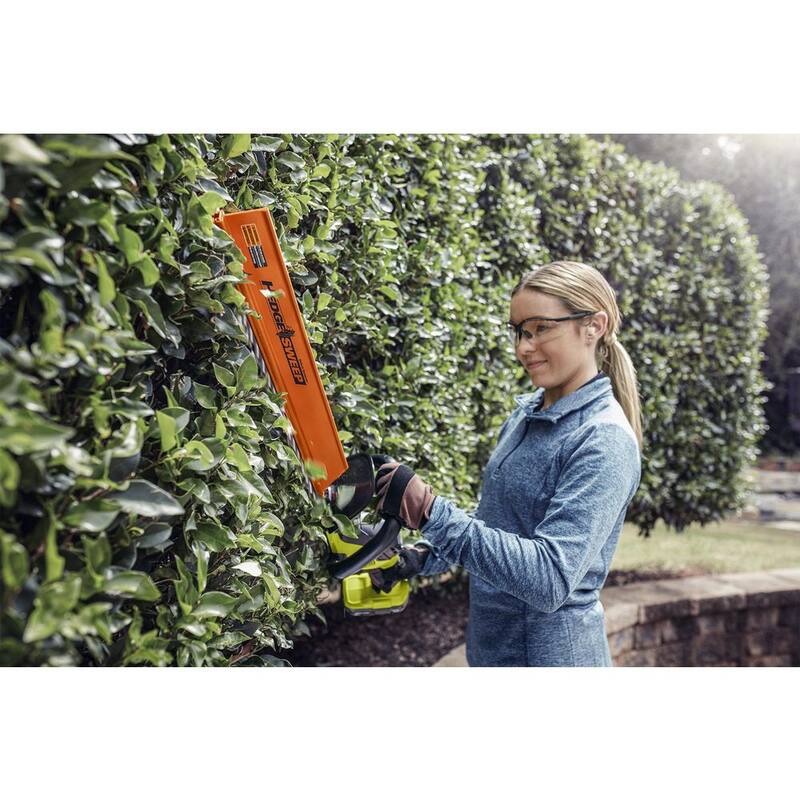 RYOBI ONE+ HP 18V Brushless 22 in. Cordless Battery Hedge Trimmer & Brushless Cordless Pruner w/ 2.0 Ah Battery & Charger - P2680-PNR