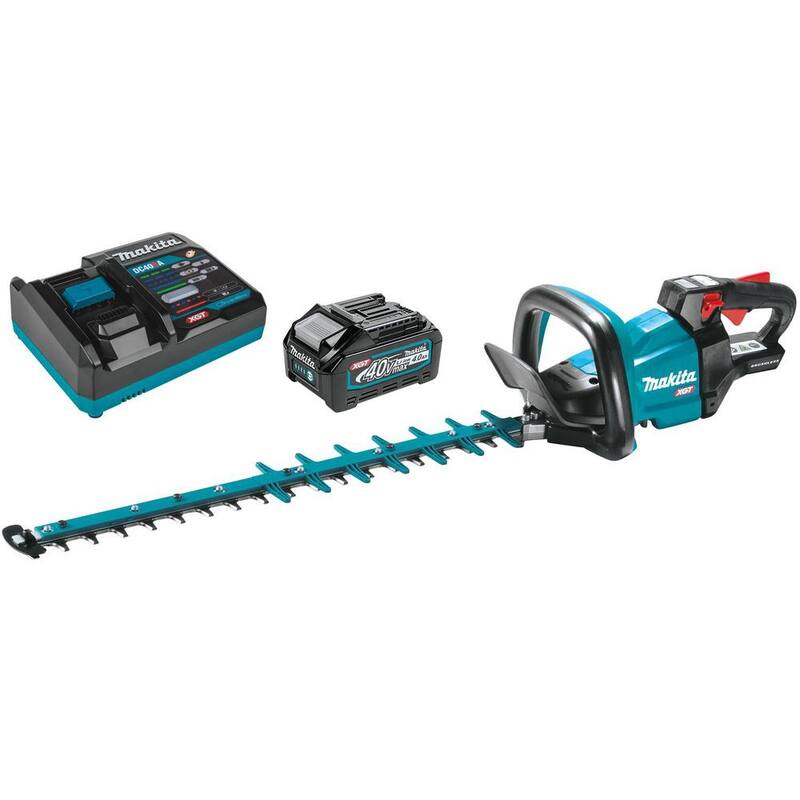 Makita XGT 40V max Brushless Cordless 24 in. Hedge Trimmer Kit (4.0Ah) with XGT 40V Max 4.0Ah Battery - GHU02M1-BL4040