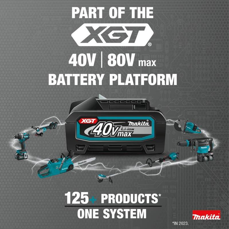 Makita XGT 40V max Brushless Cordless 15 in. String Trimmer Kit (4.0 Ah) with XGT 40V Max 4.0Ah Battery - GRU01M1-BL4040
