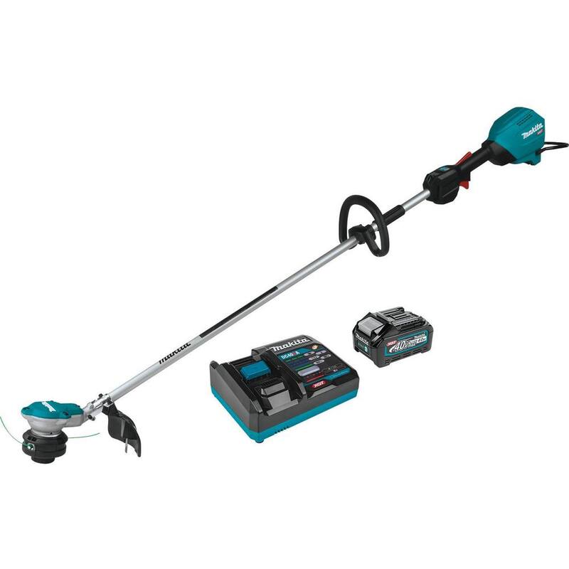 Makita XGT 40V max Brushless Cordless 15 in. String Trimmer Kit (4.0 Ah) with XGT 40V Max 4.0Ah Battery - GRU01M1-BL4040