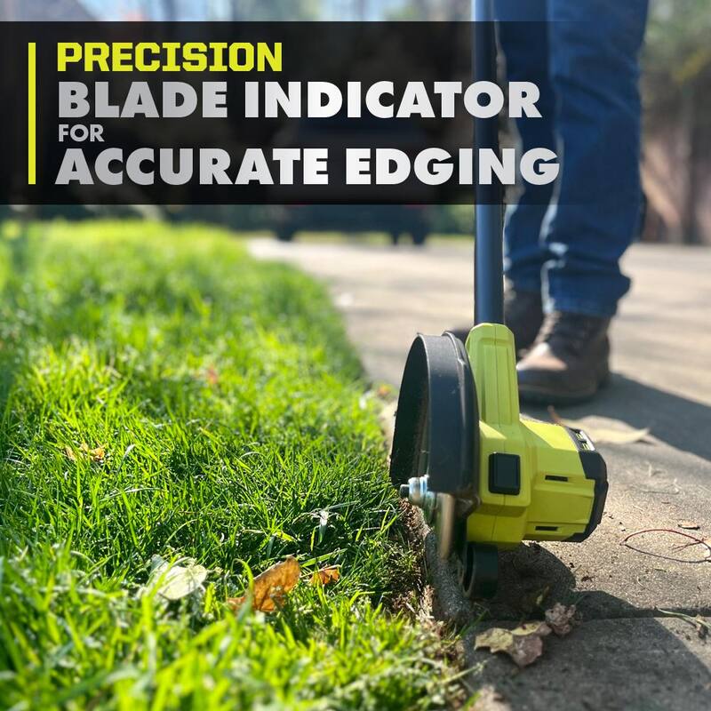 RYOBI ONE+ HP 18V Brushless Edger with 3 Extra Edger Blades, 4.0 Ah Battery, and Charger - P2312-AC3