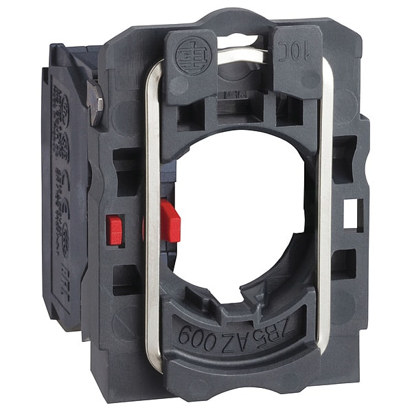 Bloque de contacto Schneider Electric, Negro, 1NC, 22 mm, ZB5 - ZB5AZ102TQ.