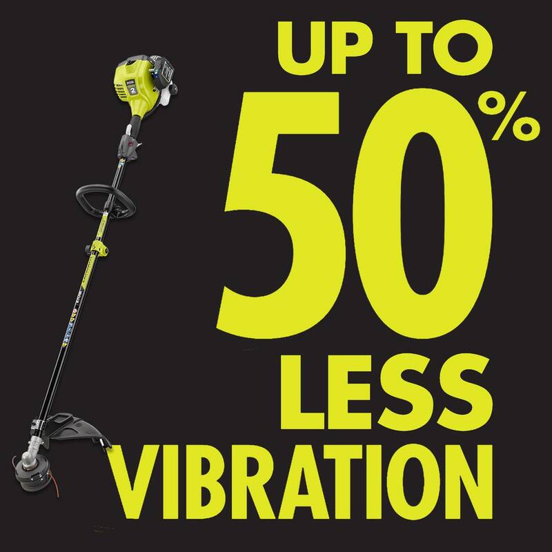 RYOBI 25 cc 2-Stroke Attachment Capable Full Crank Straight Gas Shaft String Trimmer - RY253SS